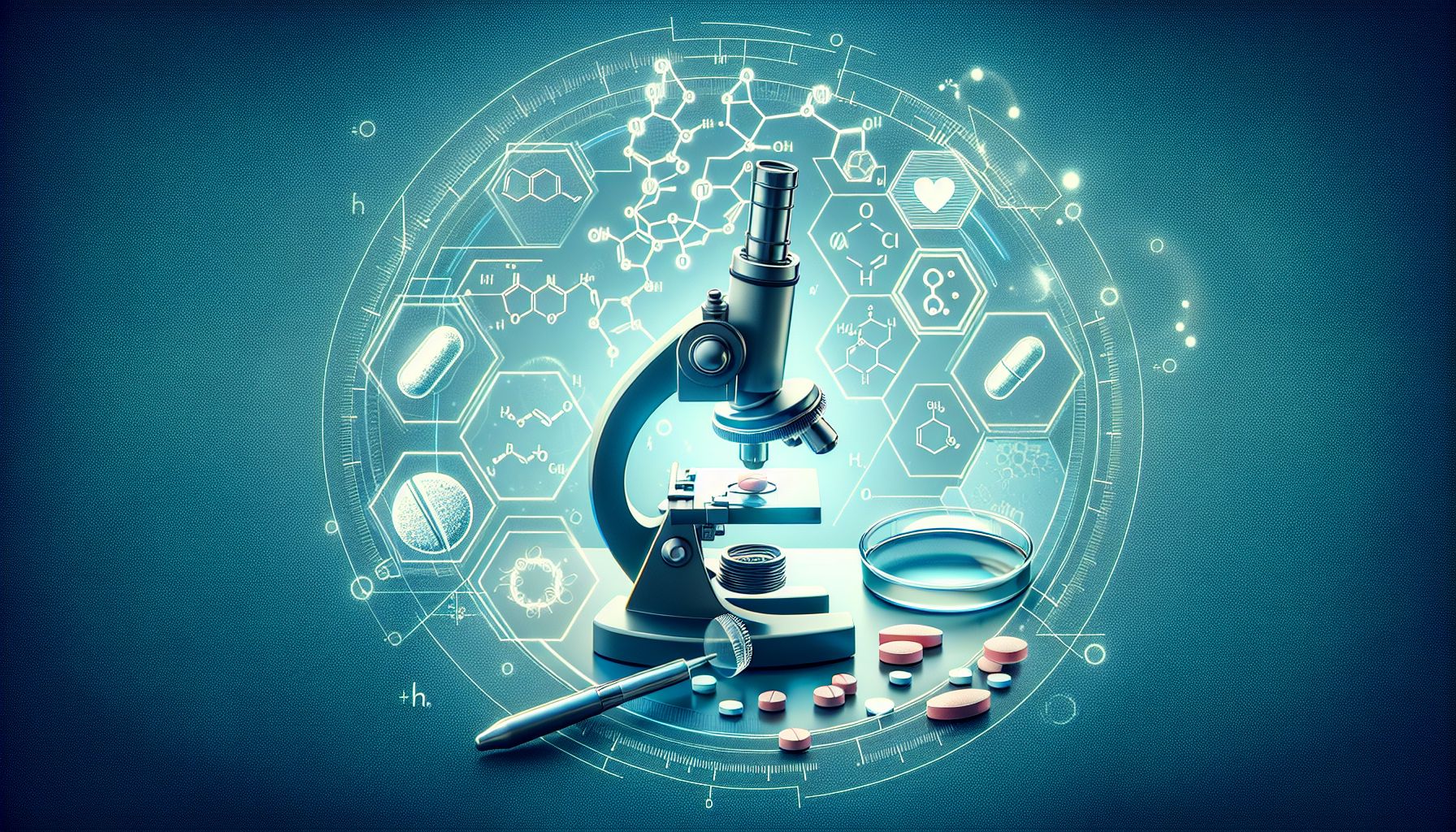 Image showing Vardenafil tablets with a stethoscope and medical chart